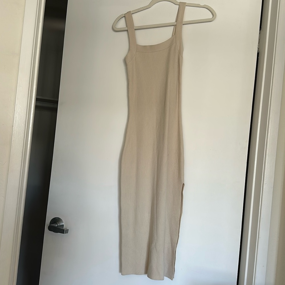 Aritzia knit midi dress